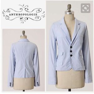Anthropologie shirt maker blazer by cartonnier